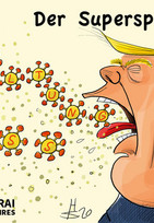 Heiko Sakurai - Cartoons des Jahres 2020: Der Superspreader