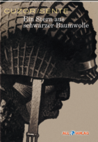 Ein Stern aus schwarzer Baumwolle